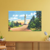 記念灯台の表示 キャンバスプリント (インサイチュ (リビング))