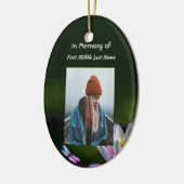 記念灯火蓮の花 セラミックオーナメント (左)