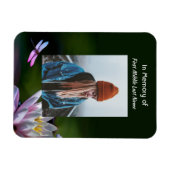 記念灯火蓮の花 マグネット (横)