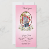 記念物は写真カード感謝していしています サンキューカード (正面)