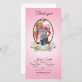 記念物は写真カード感謝していしています サンキューカード (正面/裏面)