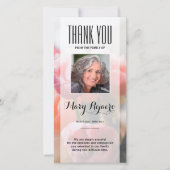 記念物は写真カード感謝していしています サンキューカード (正面)