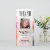 記念物は写真カード感謝していしています サンキューカード (スタンド正面)