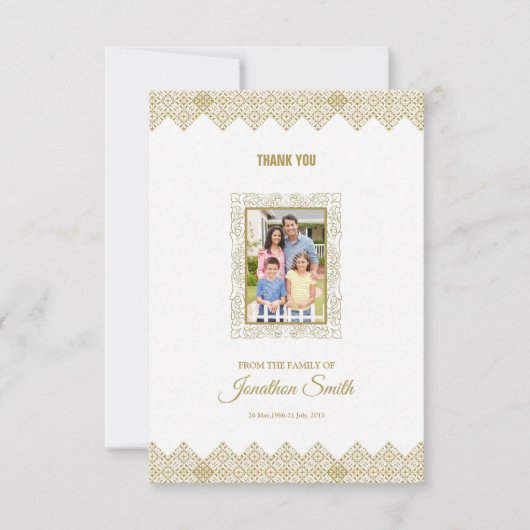 記念物は写真カード感謝していしています サンキューカード (正面)