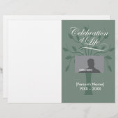 記念物プログラムお祝いの生命の樹 (正面/裏面)