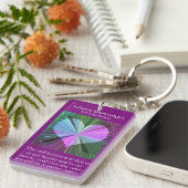 記念物|の虹のハート キーホルダー (正面右)