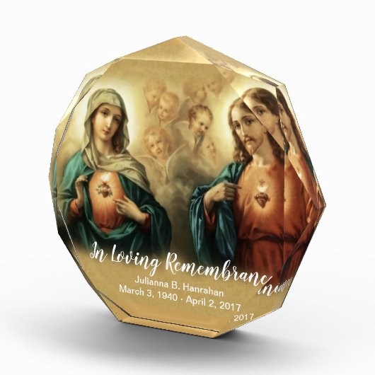 記念物|の記憶|Tribute |メリーイエス・キリストのハート フォトブロック (右)