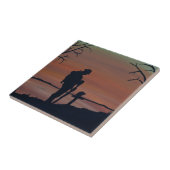 記念物、Veternas日、gravのシルエットのsolider タイル (側面)