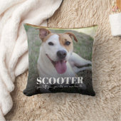 記念犬の写真のパウェプリントを私たちのハート クッション (ブランケット)