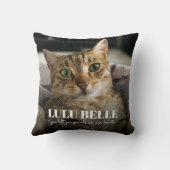 記念猫フォトプリントのハート クッション (裏面)