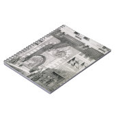 「記念碑からのOkalのKaidベグのドアの眺め、 ノートブック (左側)