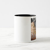 記念碑の人はマグの可聴周波カバーを引用文殺害しません ツートーンマグカップ (中央)