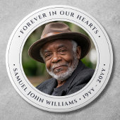 記念碑の献上品 缶バッジ