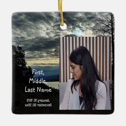 記念碑は消えたが忘れない セラミックオーナメント (正面)