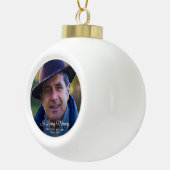 記念碑または葬儀記念の記念 セラミックボールオーナメント (右)