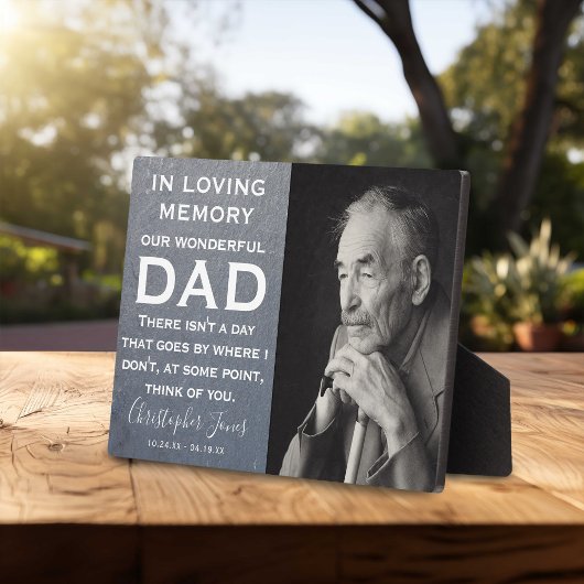 記念碑を愛する |グレー石板 フォトプラーク