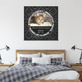 記念碑 – ペットの失カスタム敗の写真/名前 キャンバスプリント (インサイチュ (寝室))