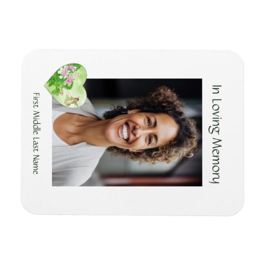 記念碑,生命のお祝い,ハミングバード礼拝 マグネット (横)