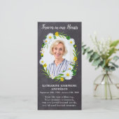 記念祈りの言葉カード葬儀しおり写真フローラ (スタンド正面)