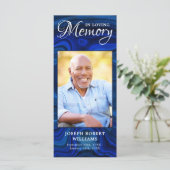 記念祈りの言葉カード葬儀しおり写真付き (スタンド正面)