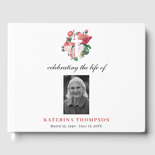 記念祝の写真葬儀フローラ ゲストブック (正面)