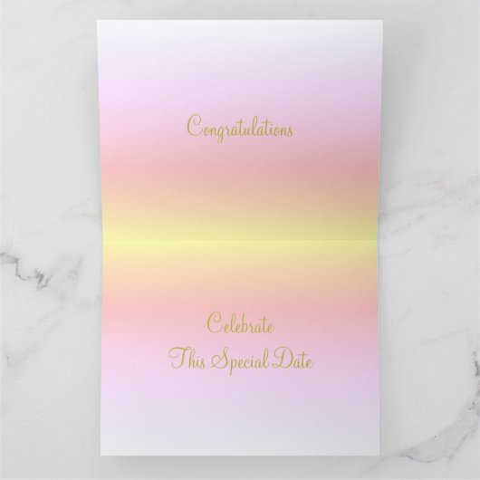 記念祝日付 カード (内部)