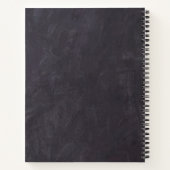 記念素朴フローラ写真葬儀招待帳 ノートブック (裏面)