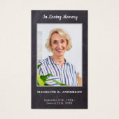 記念素朴悔やみや弔慰葬儀祈りの言葉カード (正面)