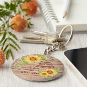 記念素朴日の花ではなく消え忘れた キーホルダー (側面)