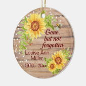 記念素朴日の花ではなく消え忘れた セラミックオーナメント (左)