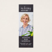 記念素朴祈りの言葉カード葬儀しおり (正面)