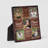 記念素朴記念写真コラージュ記念 フォトプラーク (正面)