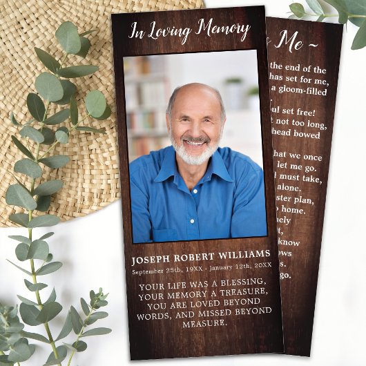 記念素朴詩写真葬式祈りの言葉カード