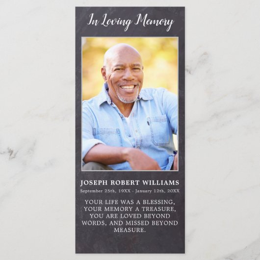 記念素朴詩悔やみや弔慰葬儀祈りの言葉カード (正面)