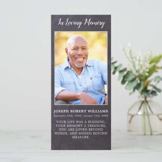 記念素朴詩悔やみや弔慰葬儀祈りの言葉カード メニュー (スタンド正面)