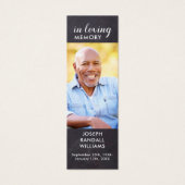 記念素朴詩祈りの言葉葬式しおり (正面)