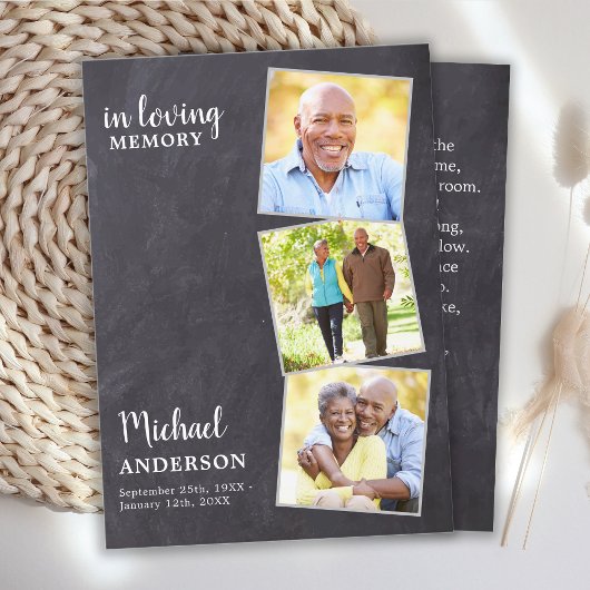 記念素朴詩葬儀祈りの言葉カード3写真 コーリングカード