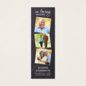 記念素朴詩3写真葬式ブックマーク (正面)