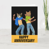 記念結婚キャットカおもしろいード カード (正面)