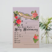 記念結婚免許 (スタンド正面)