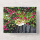 記念結婚招待状red roses gate オールインワン招待状 (裏面)