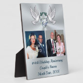 記念結婚贈与写真、1枚または2枚の写真 フォトプラーク (側面)