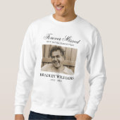 記念葬儀写真追悼 スウェットシャツ (正面)