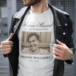 記念葬儀写真追悼 Tシャツ