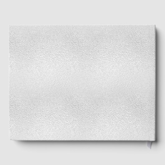 記念葬式シルバーピンクの花模様写真 ゲストブック (裏面)