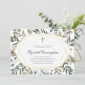 記念葬式素朴の水彩 招待状 (スタンド正面)