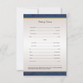 記念葬祭プログラムテンプレート 招待状 (裏面)