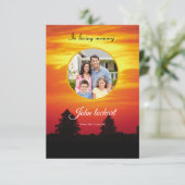 記念葬祭プログラムテンプレート 招待状 (スタンド正面)