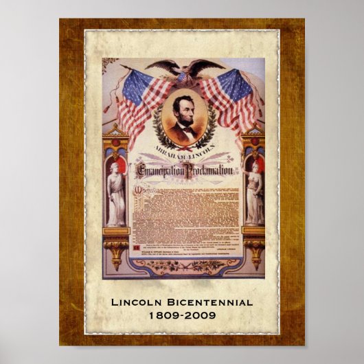 記念解放の宣言 ポスター (正面)