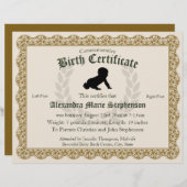 記念記念の記念の記念の記念の記念の足跡誕生証明書 (正面/裏面)